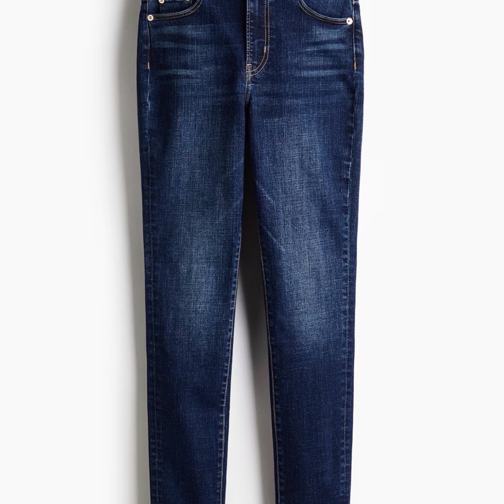 Classic H & M Skinny High Waist Blue Women's Jeans
